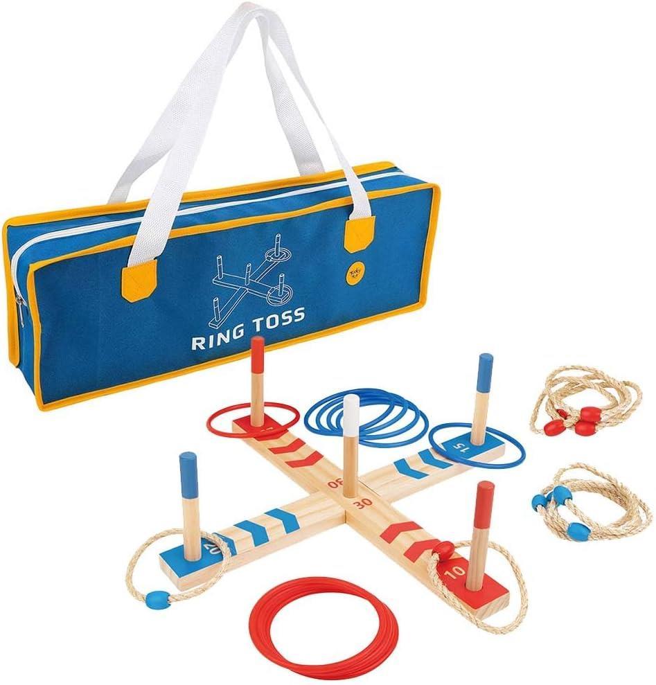 Tooky Toy Wooden Ring Toss