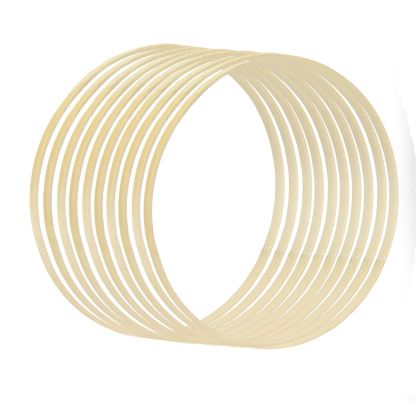 Bamboo Craft Rings - Set of 10 | Pukkr