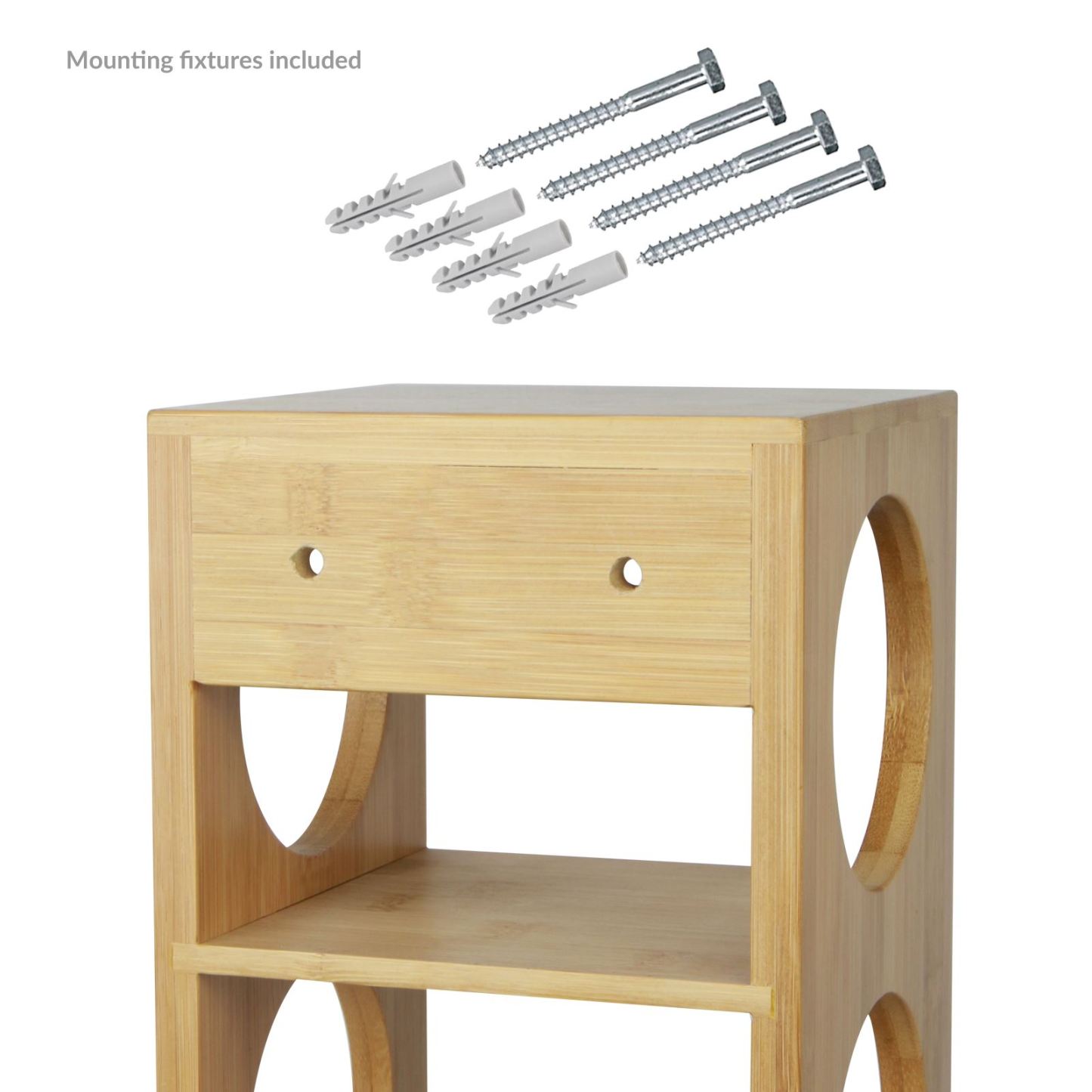 Bamboo Wall Mounted Wine Rack | M&W