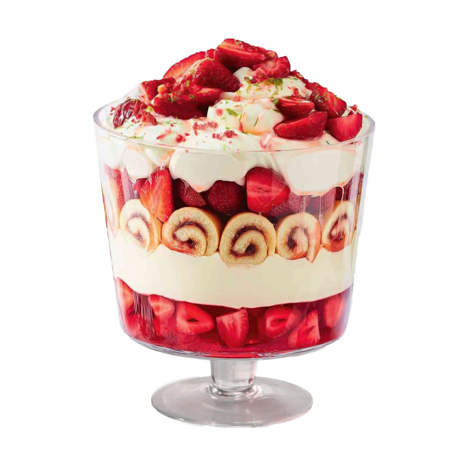 Footed Glass Trifle Bowl | M&W