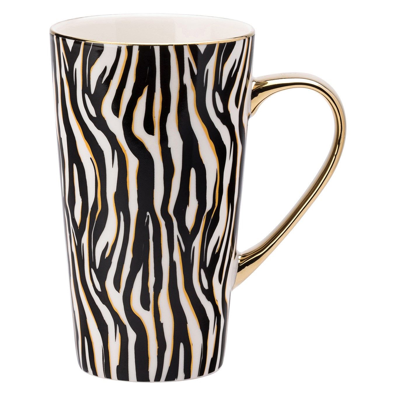 Looking Wild Zebra Latte Mug