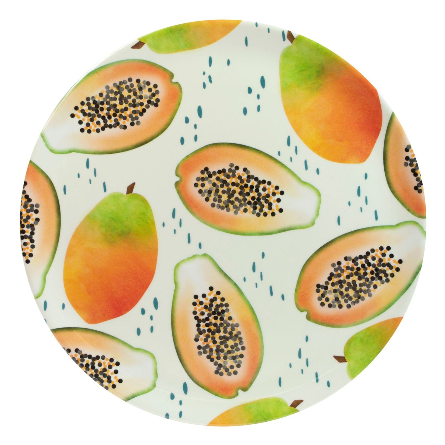 Papaya Bliss Dinner Plate - Pack of 6