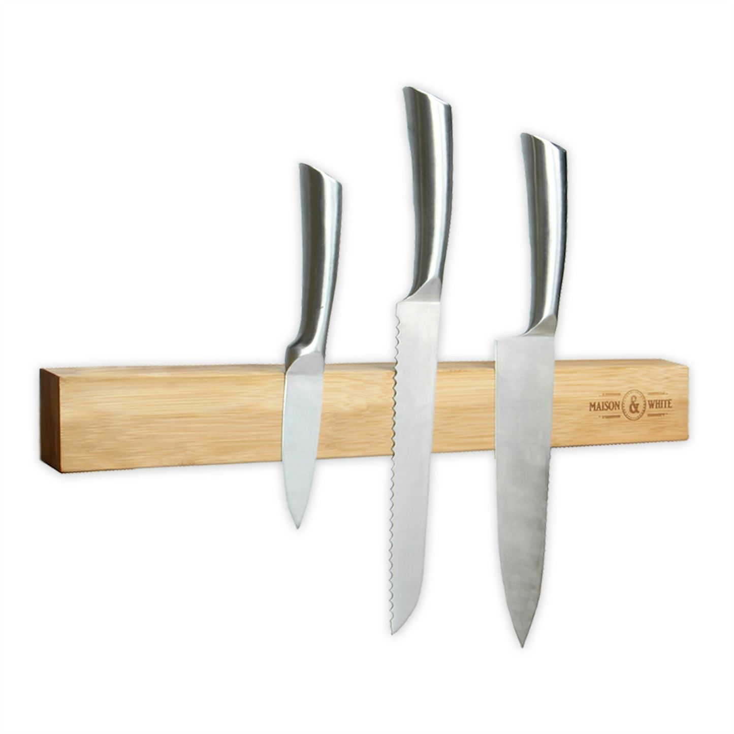 Bamboo Magnetic Knife Bar | M&W