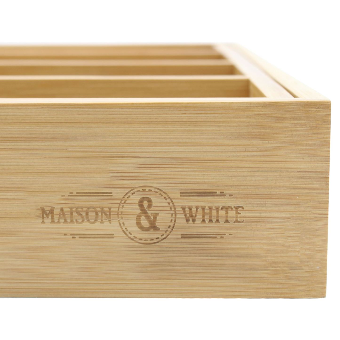 Bamboo Extending Cutlery Drawer | M&W