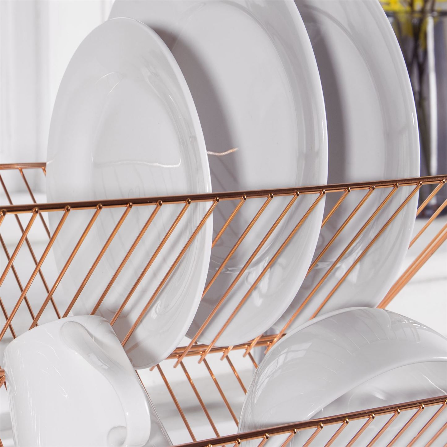 Folding Wire Drainer Rose Gold | M&W