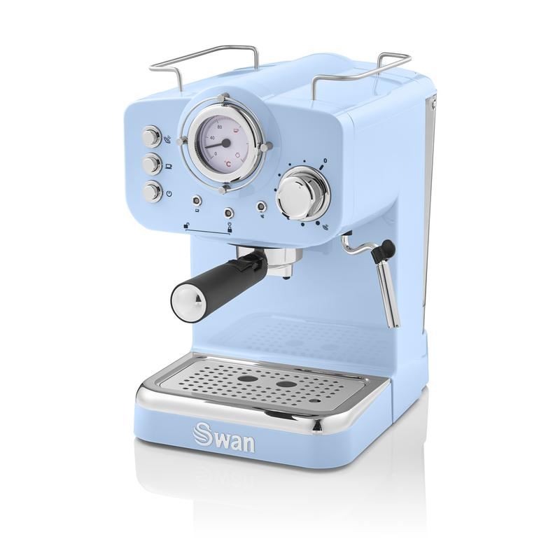 Swan Blue Pump Espresso Coffee Machine
