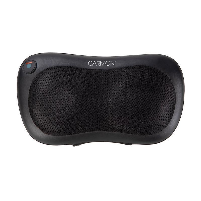 Carmen Massage Shiatsu Massage Pillow with Heat Black