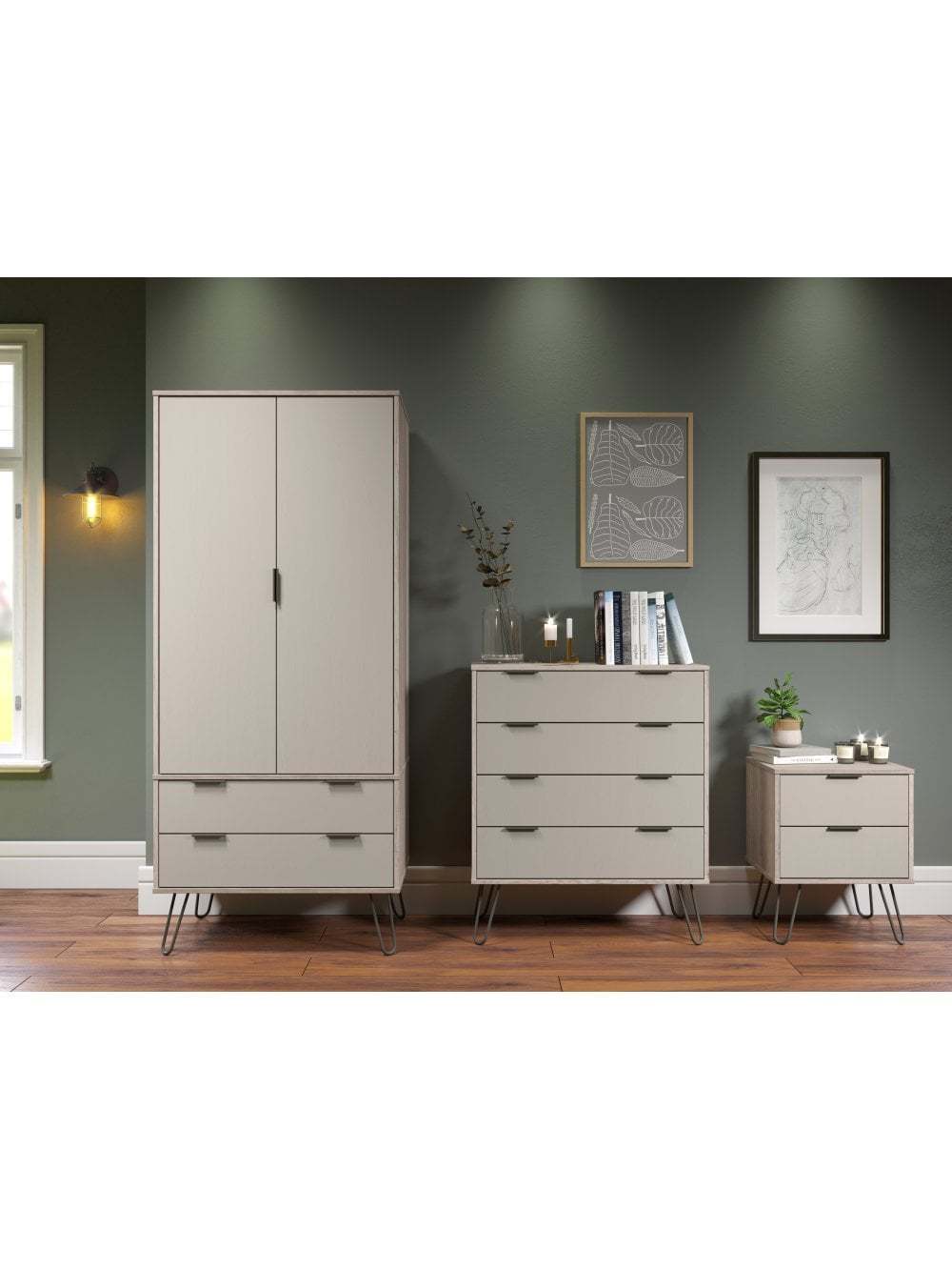 Augusta Driftwood 4 Drawer Chest Of Drawers
