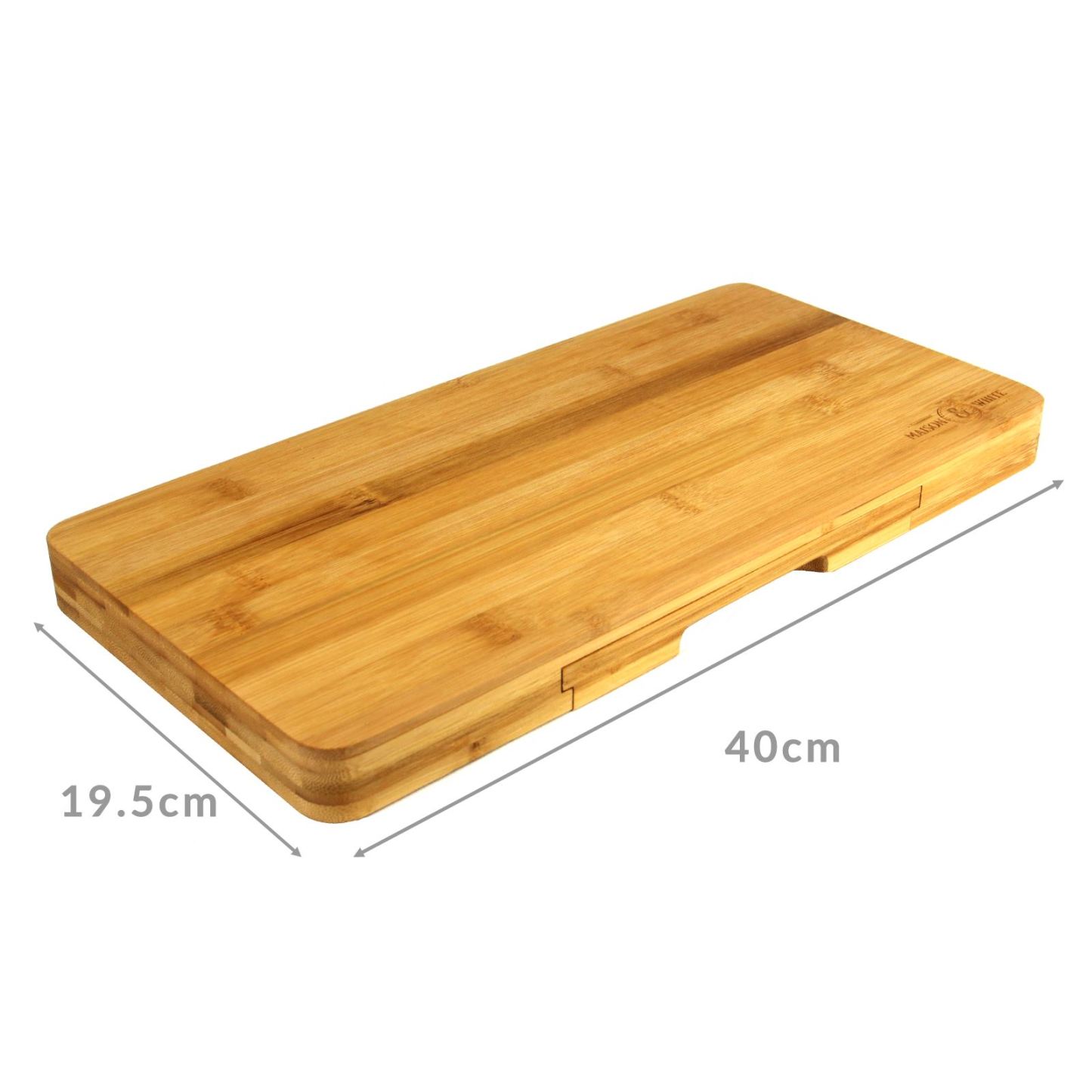 Bamboo Cheese Board Serving Platter With Knife Set | M&W