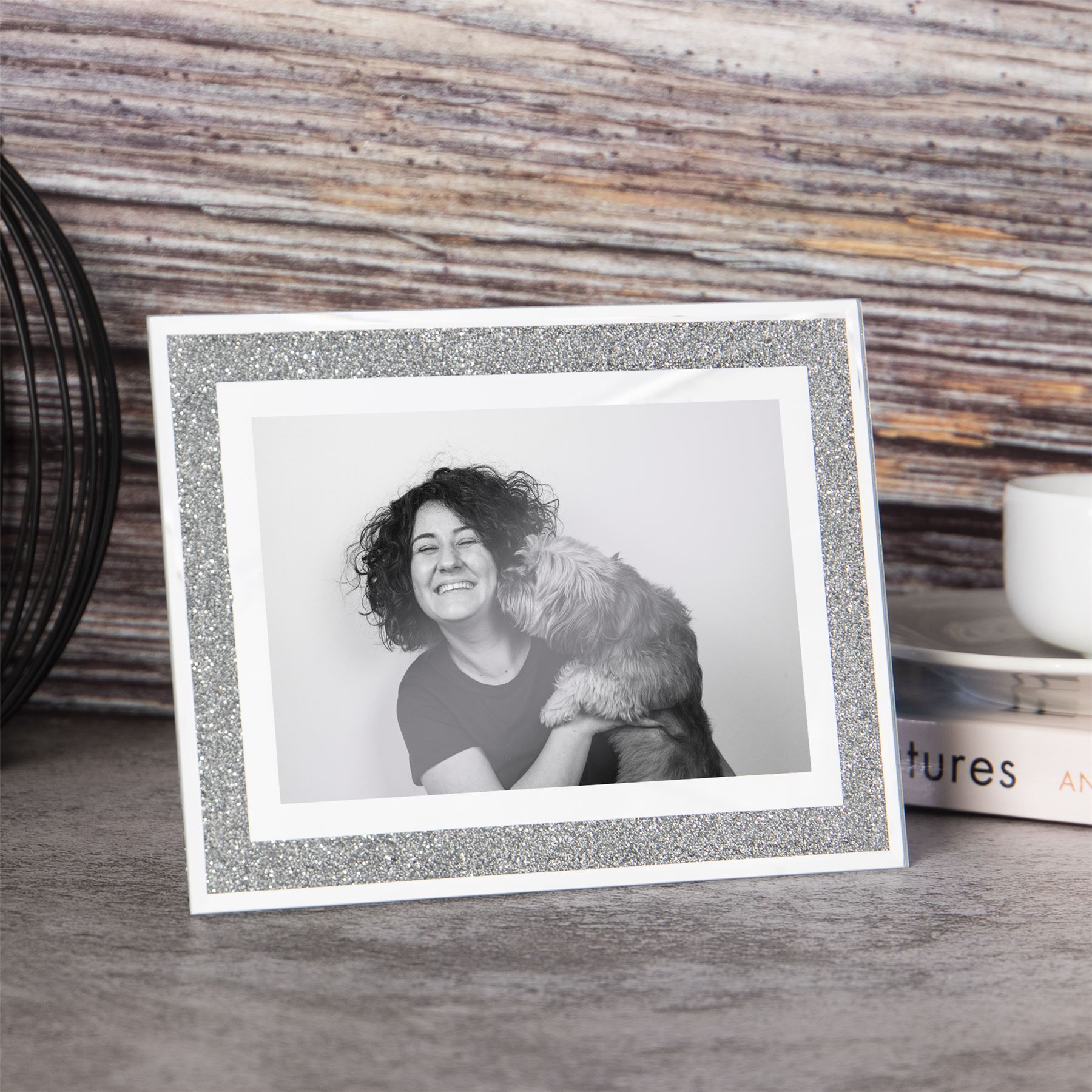 Sparkle Glass Photo Frame 6" x 4" - Set of 2 | M&W