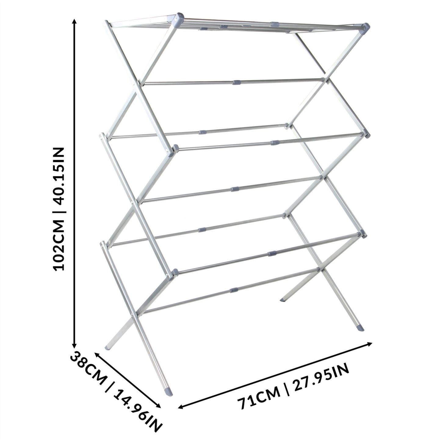 Expandable Folding Clothes Drying Airer | M&W