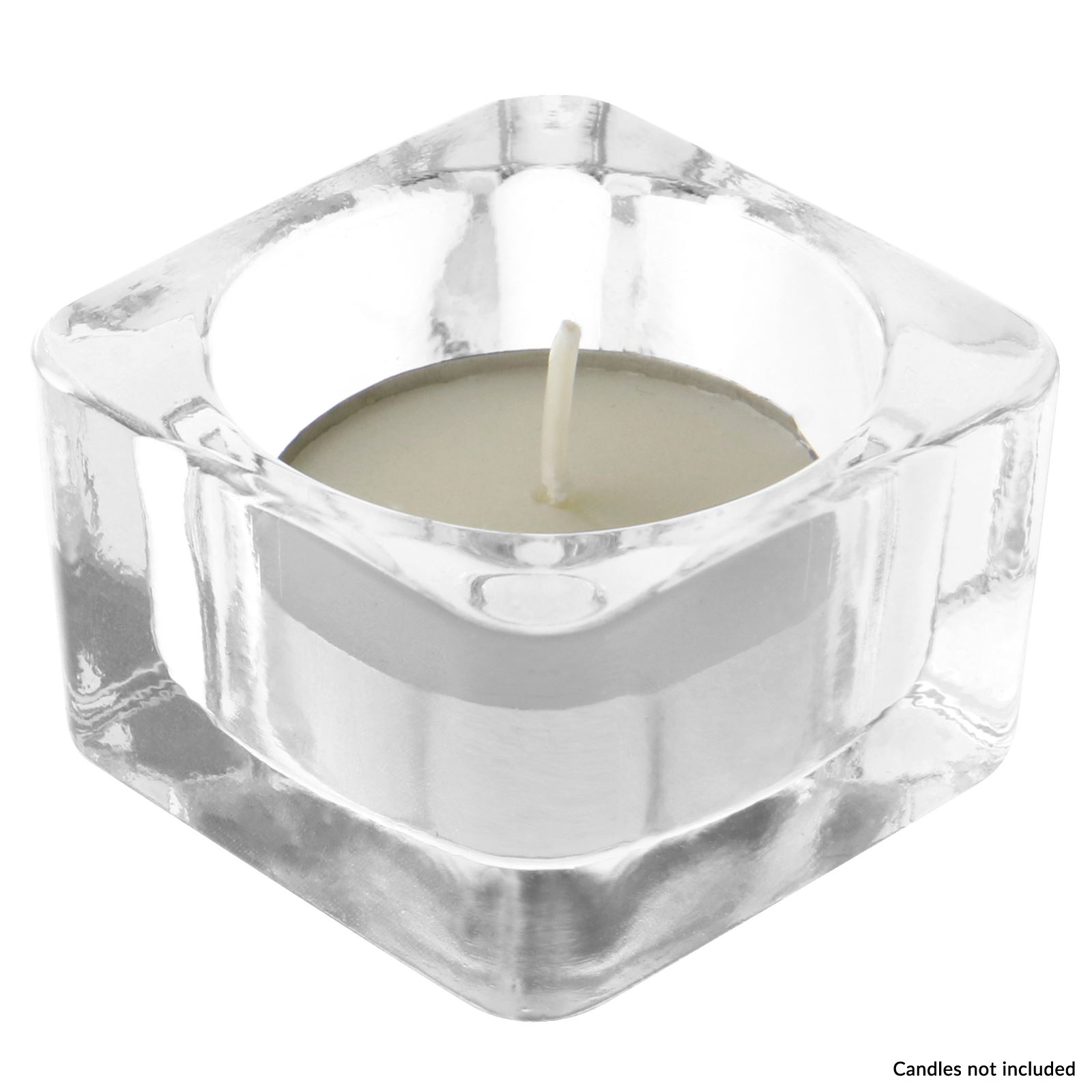 Square Tea Light Candle Holder x12 | M&W