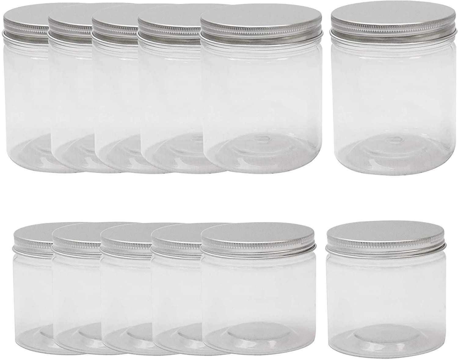 Plastic Storage Containers with Lids - Set of 12 | Pukkr
