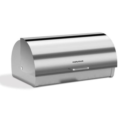 Morphy Richards Accents Roll Top Bread Bin Stainless Steel