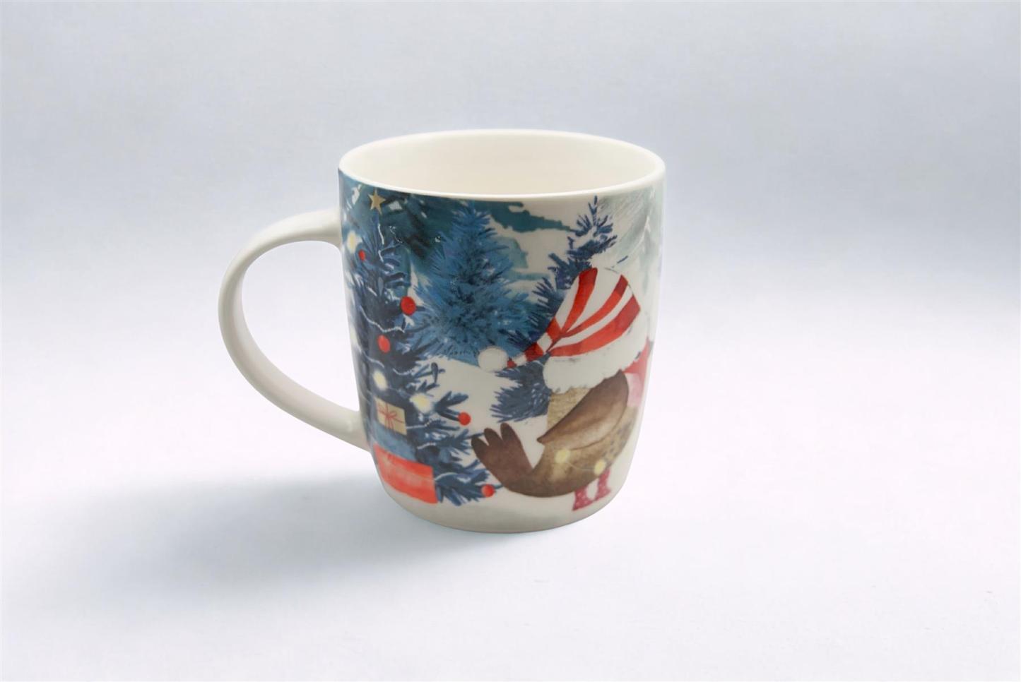 Festive Forest Friends Mug Robin