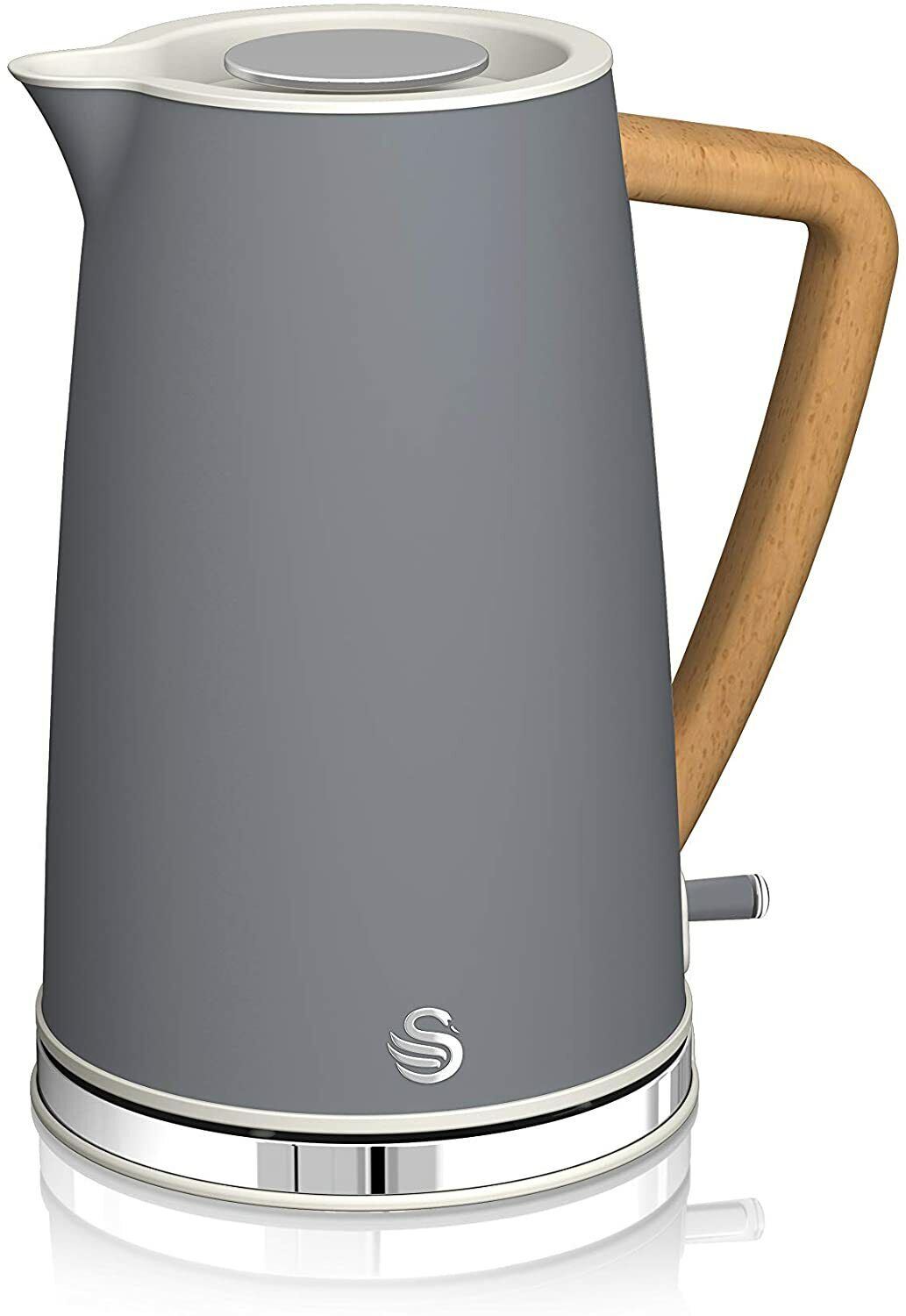 Swan Grey 1.7L Nordic Style Cordless Kettle