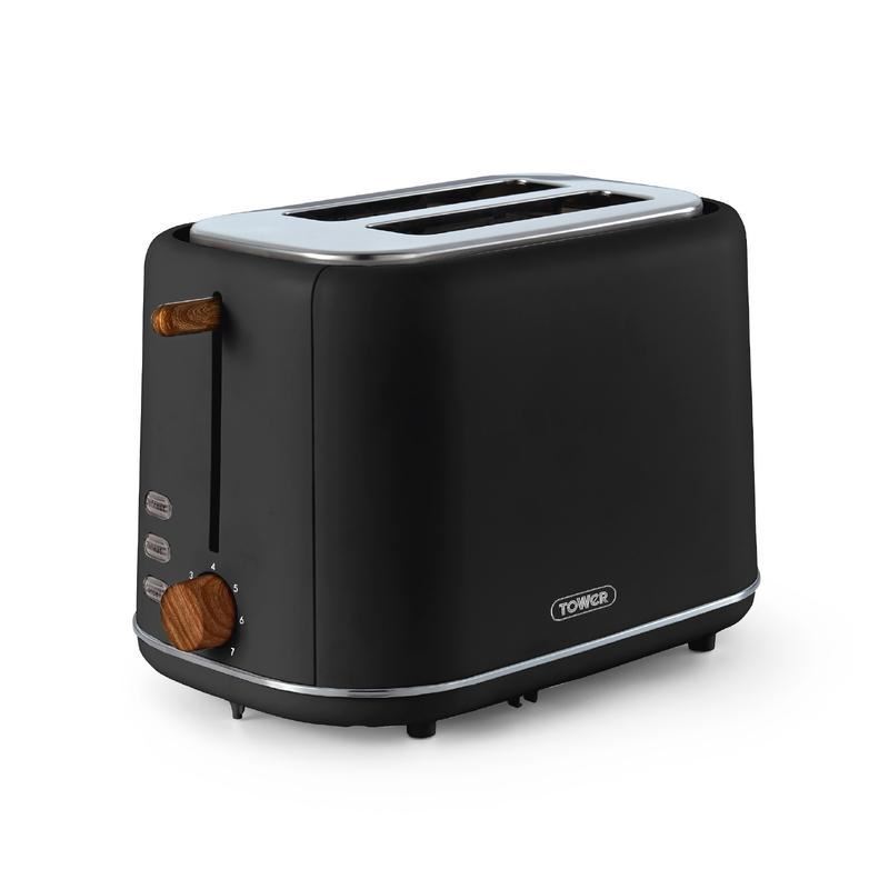 Tower Scandi 2 Slice Toaster Black