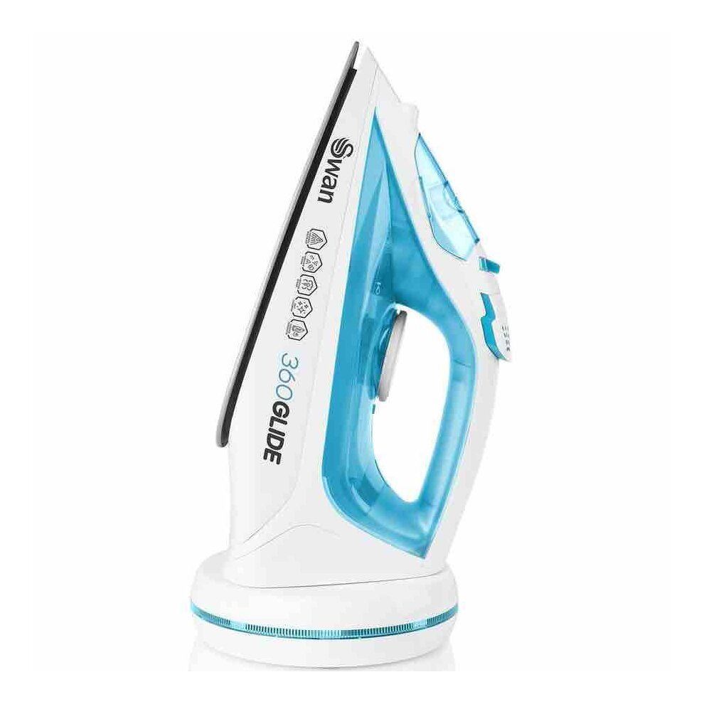 Swan Blue White 2600W Cord/Cordless Iron