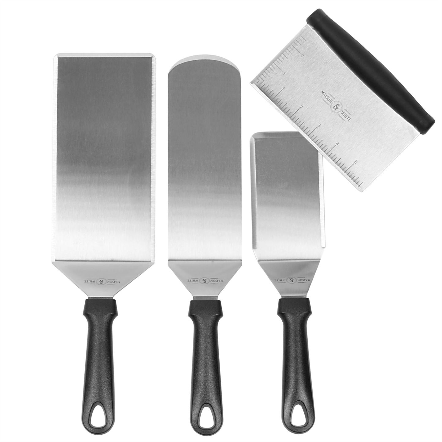 4pc. Stainless Steel Spatula Set | M&W