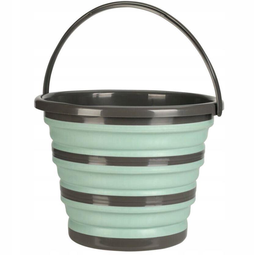 Foldable Bucket 10L Green