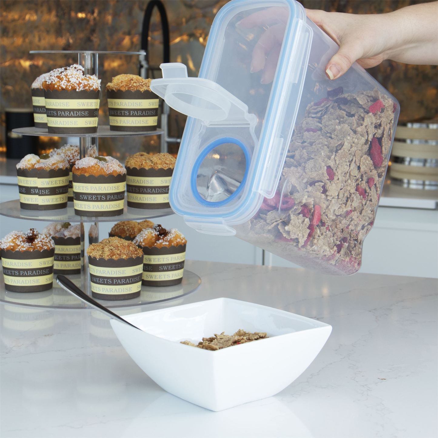 Cereal Containers 4L - Set of 4 | Pukkr