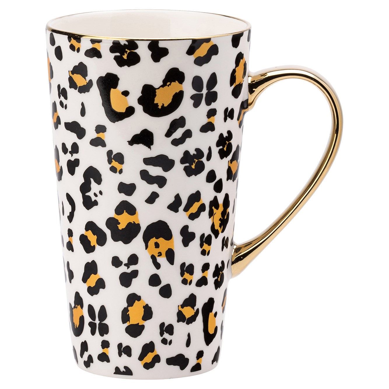 Looking Wild Leopard Latte Mug