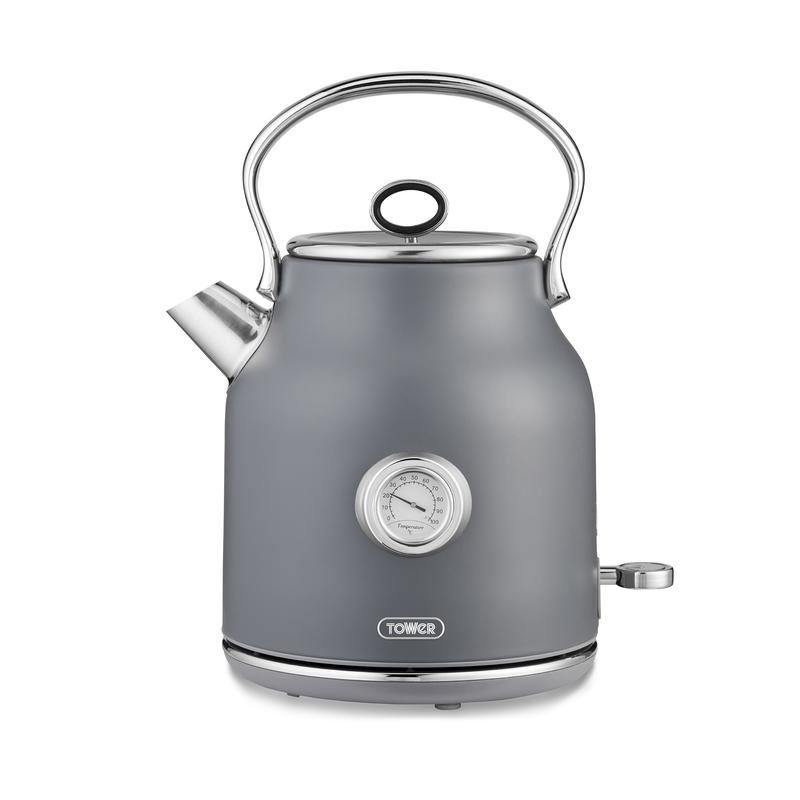 Tower Renaissance 1.7L 3KW Grey Kettle UK Plug