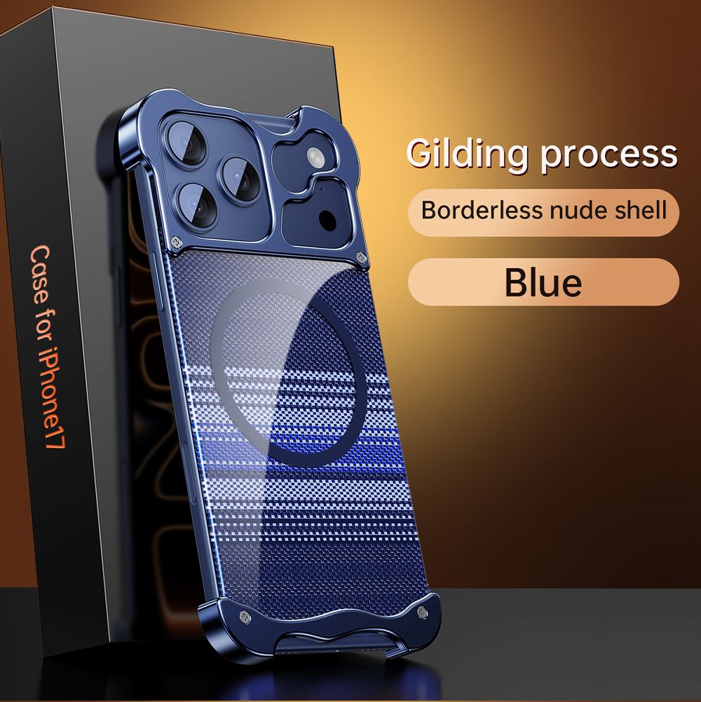 Gilded Kevlar Frameless Magnetic Phone Case