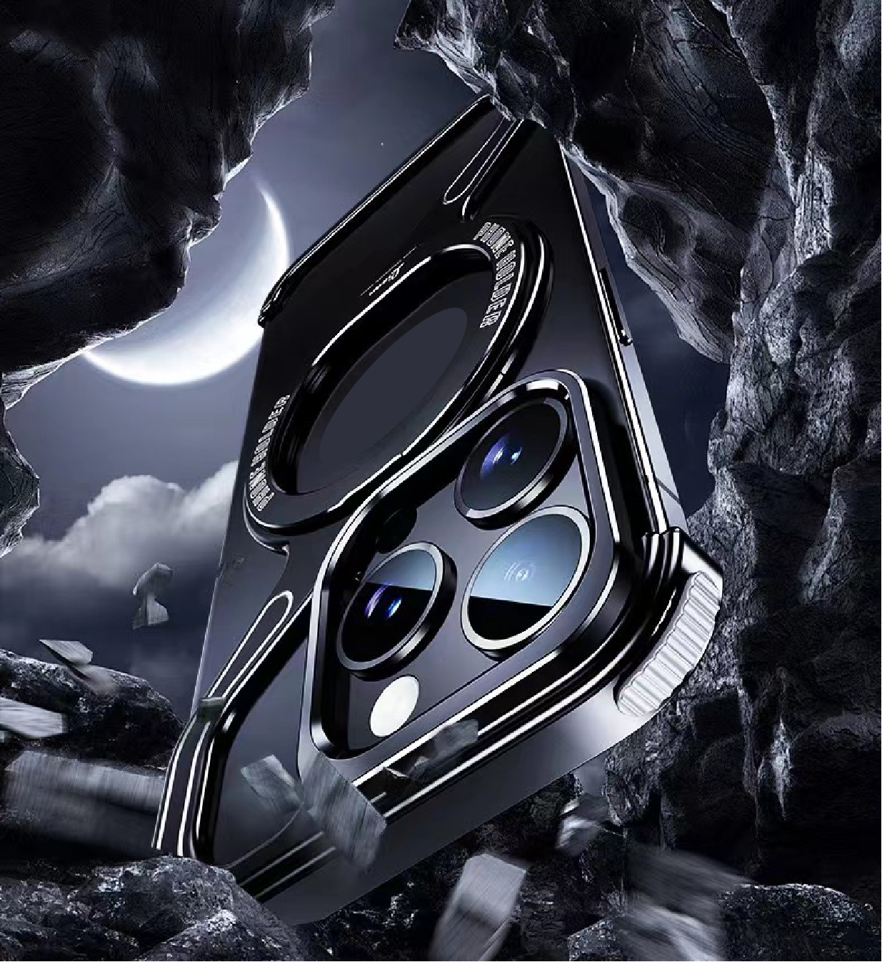 New Z-shaped Metal Magnetic Phone Case-MGD CASE