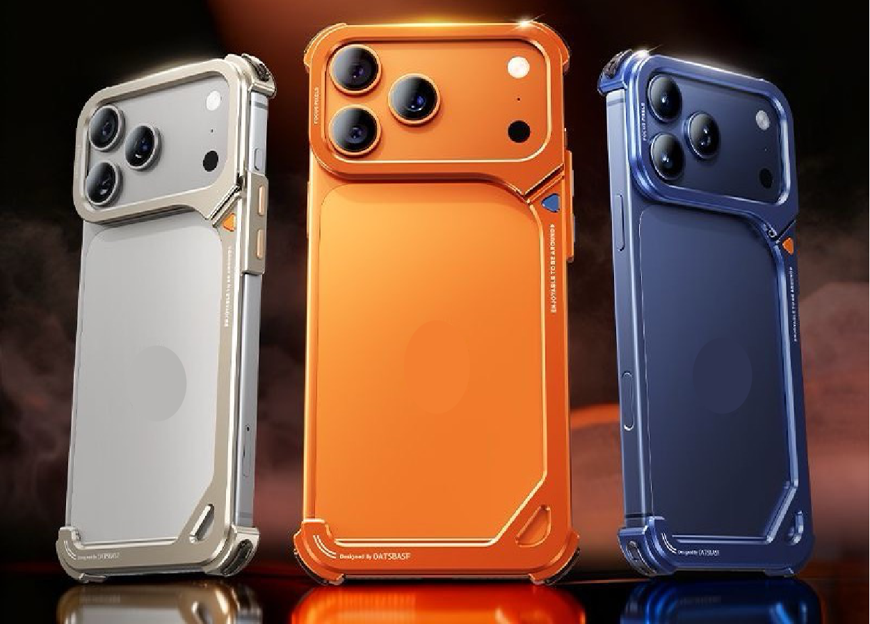 9-Shaped Metal Frame Bracket Anti-fall Mobile Phone Case