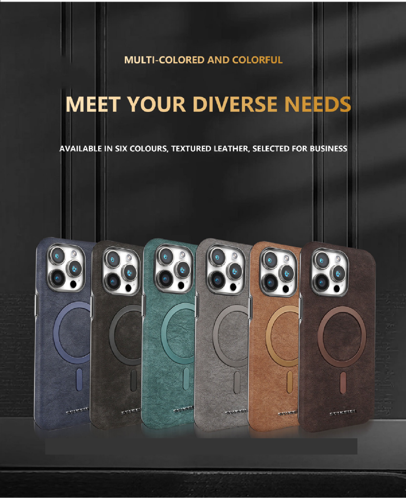 2024 New Business Suede Magnetic Phone Case
