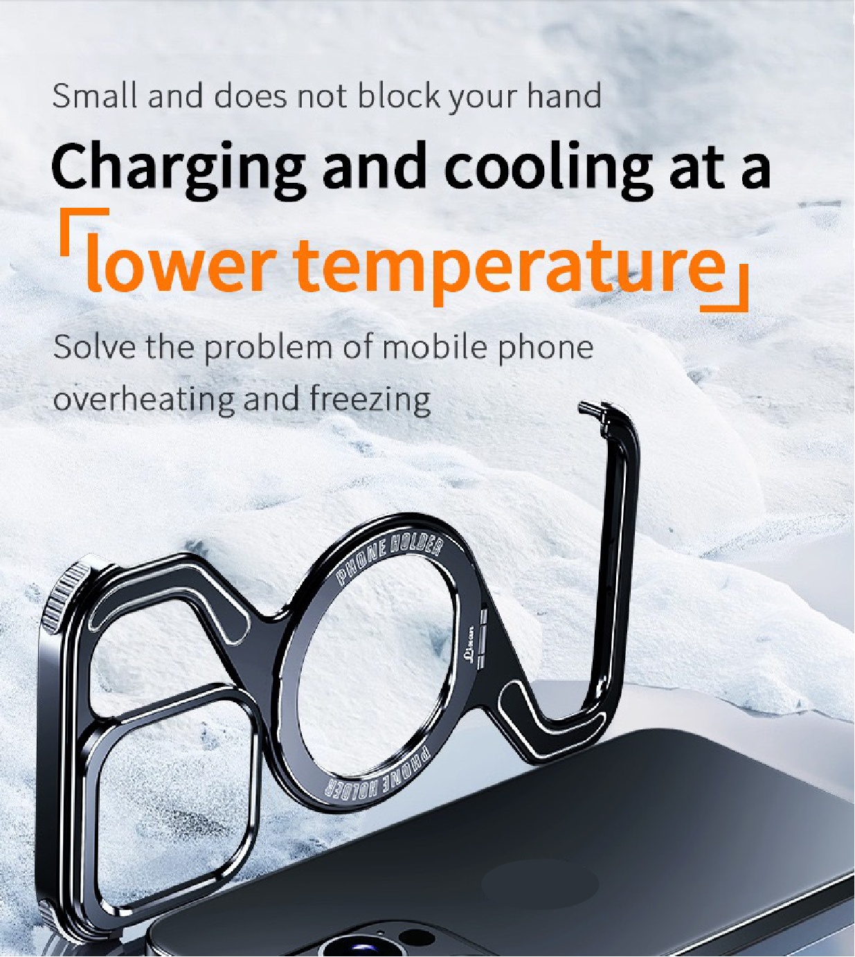 New Z-shaped Metal Magnetic Phone Case