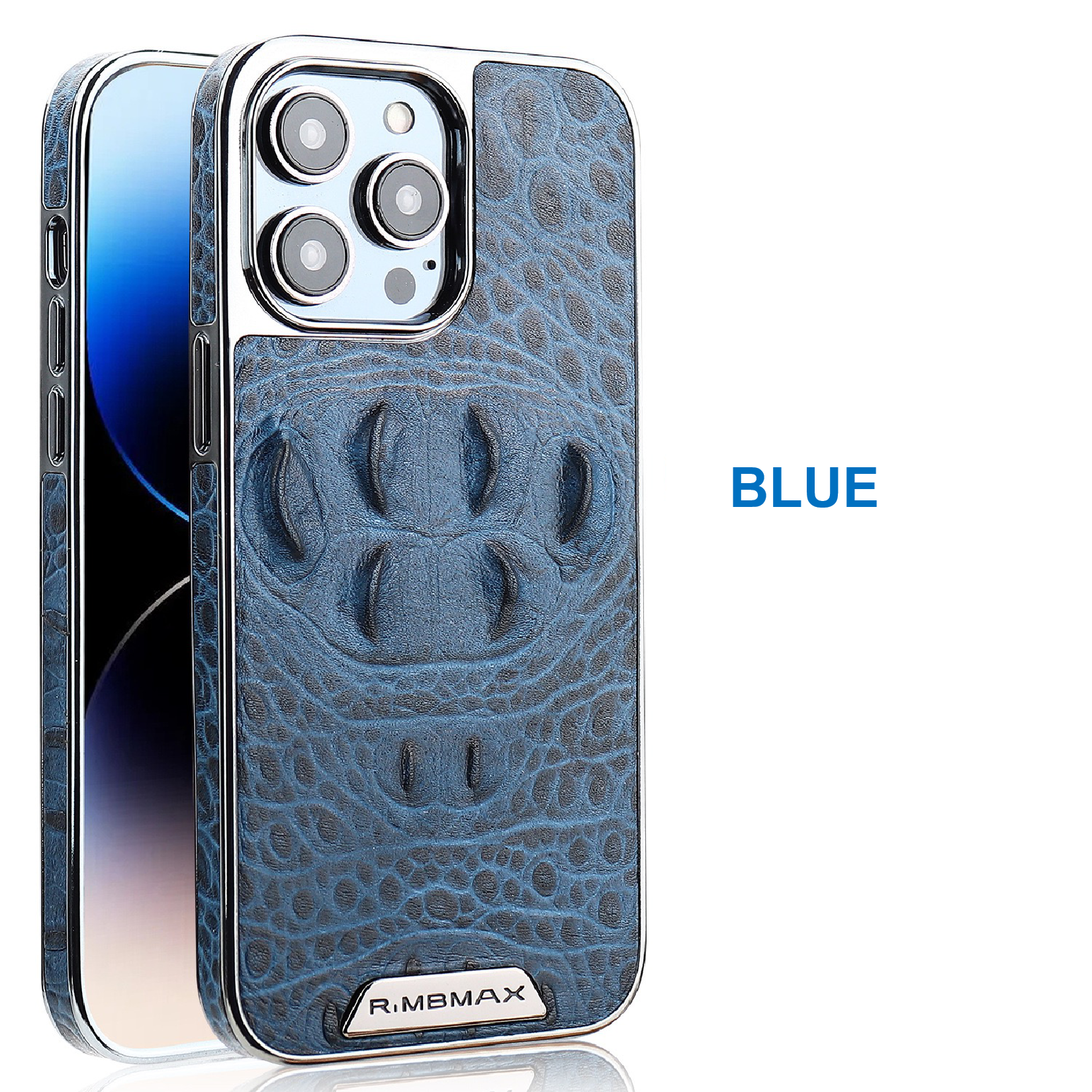 2024 New Genuine Leather Crocodile Pattern Phone Case