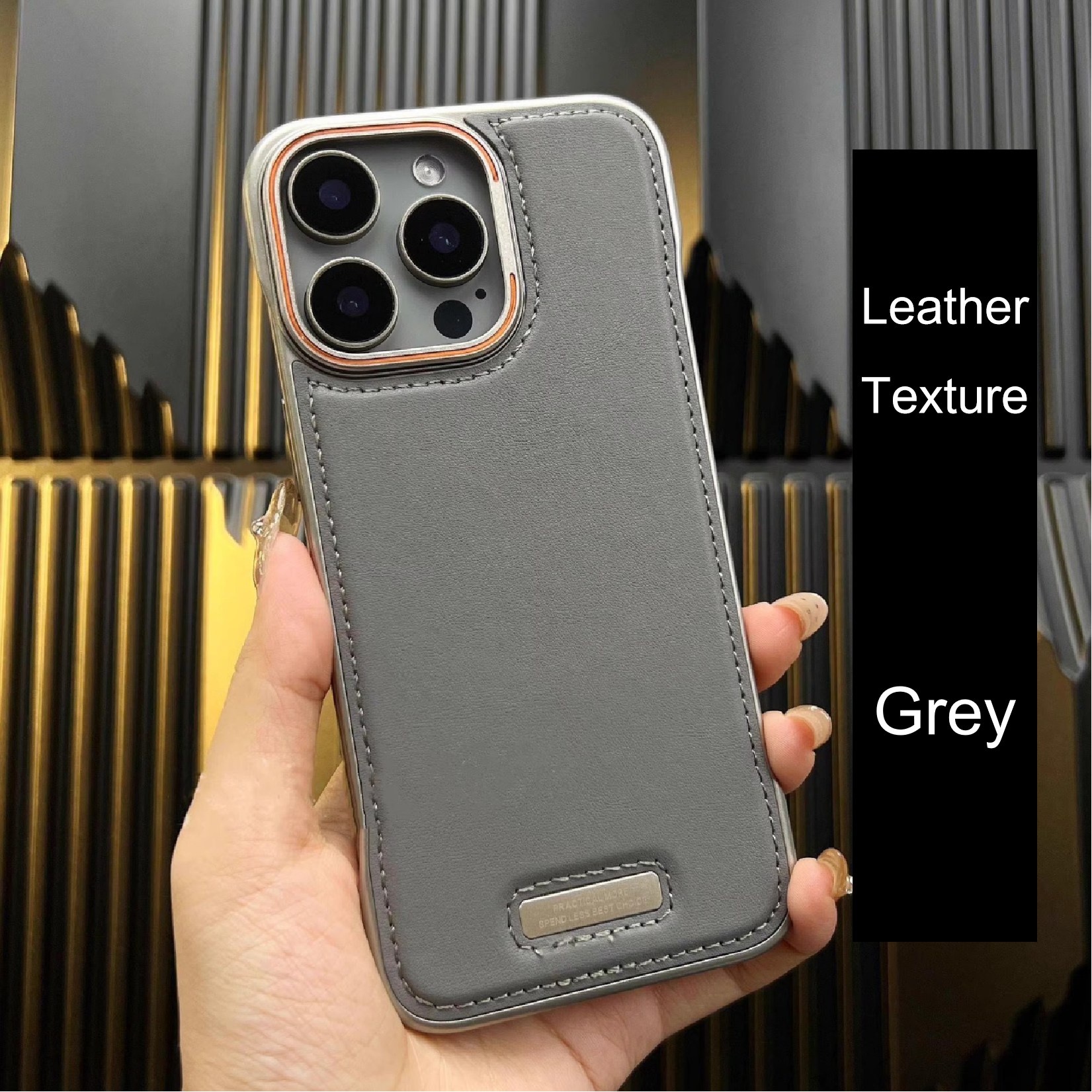 Frameless Leather Magnetic Phone Case