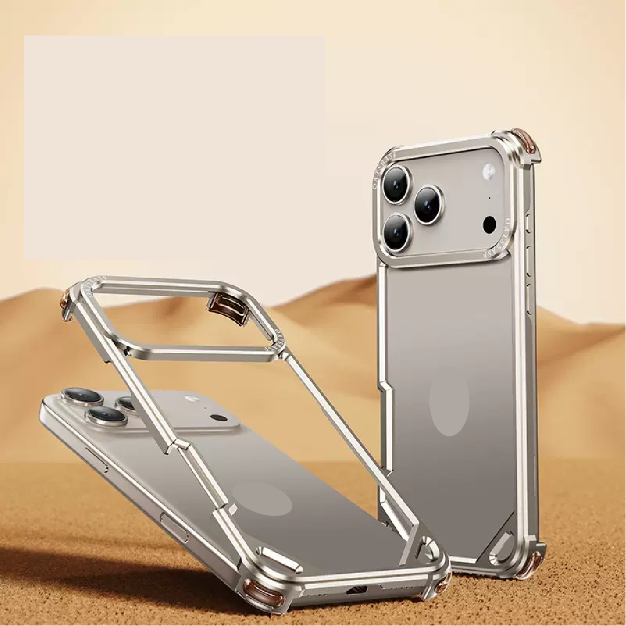 Metal Frame Airbag Anti-fall Mobile Phone Case