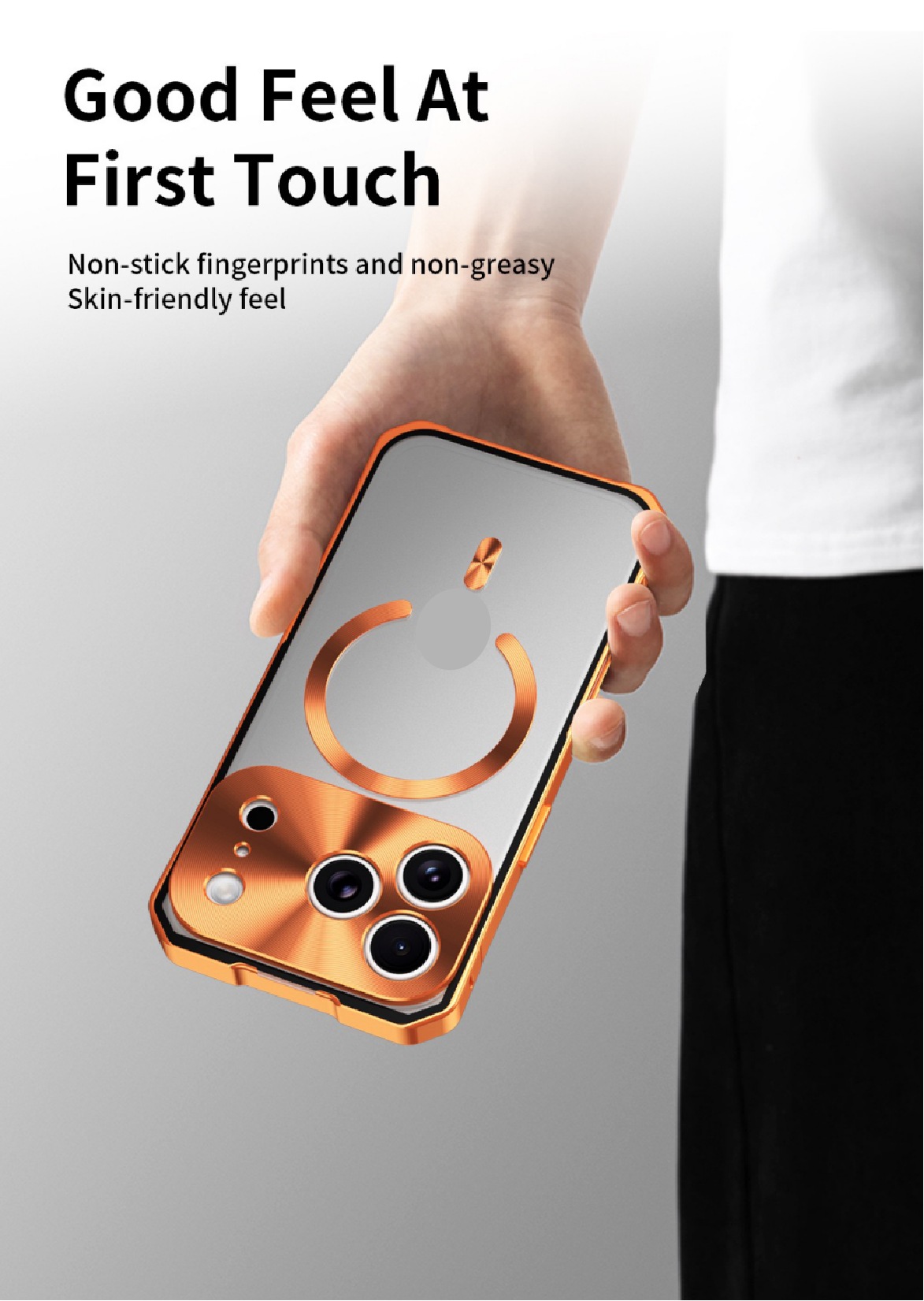 Magnetic Alloy Frame Mobile Phone Case