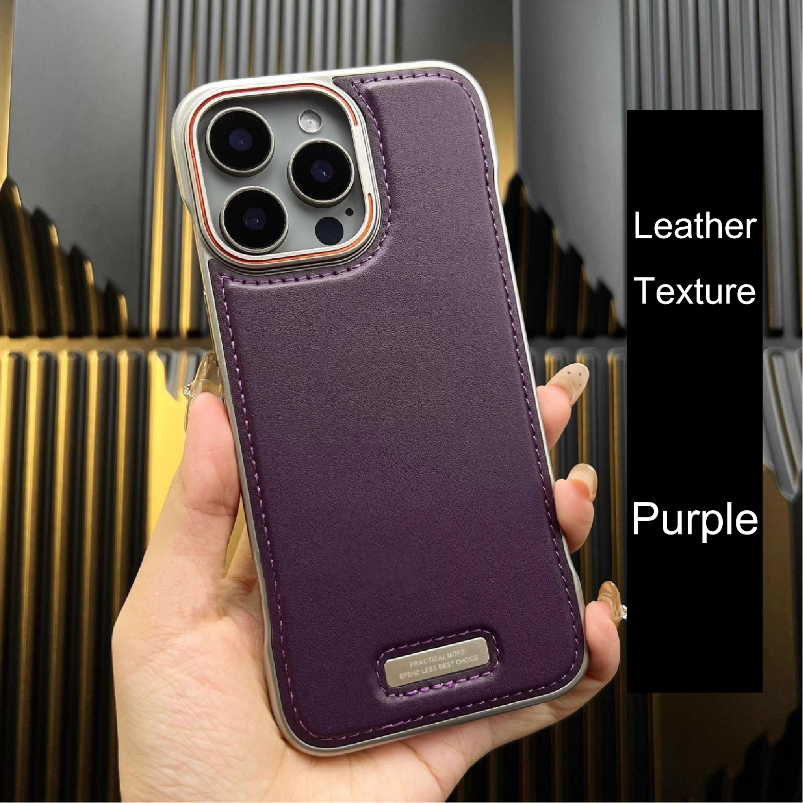 Frameless Leather Magnetic Phone Case