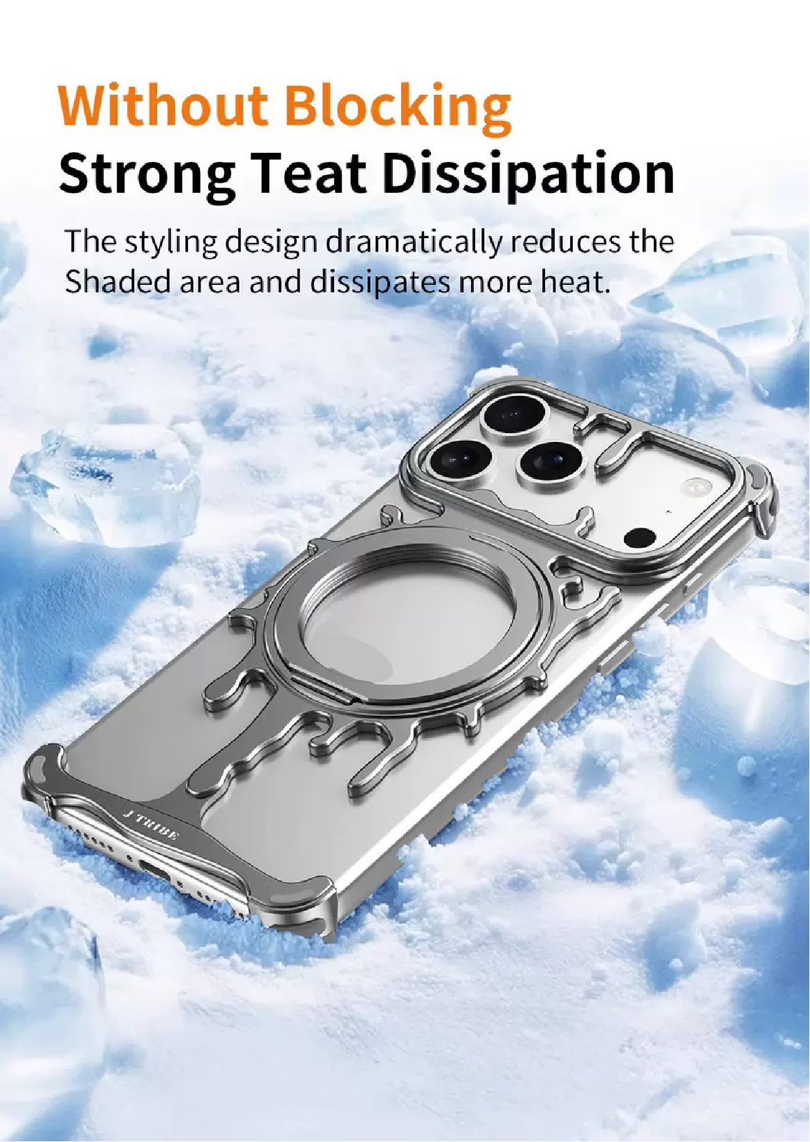 New Design Personalized Glacier Series Magnetic Phone Case