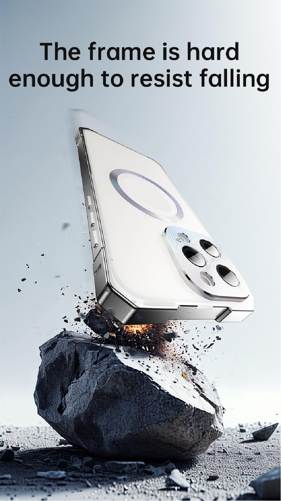 Magnetic Alloy Frame Mobile Phone Case