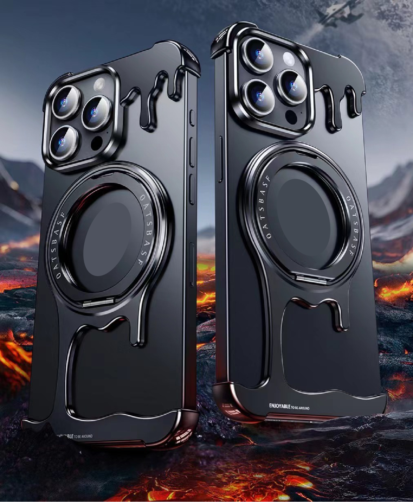 Borderless Liquid Metal Magnetic Phone Case