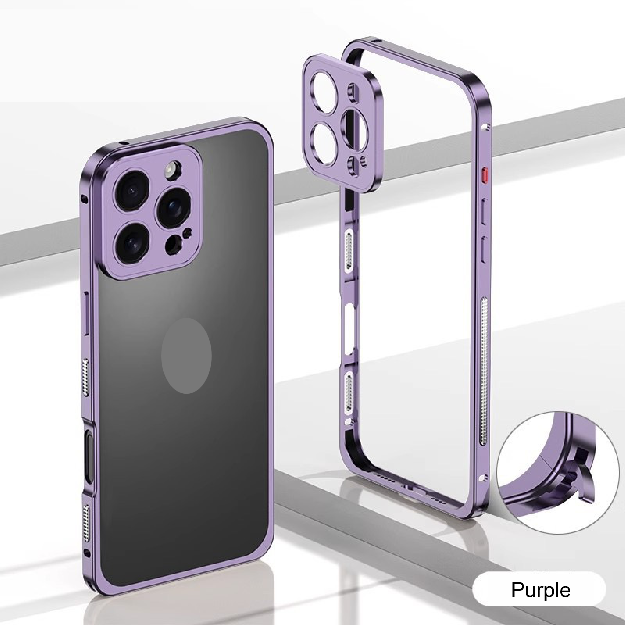 Premium Metal Frame Heat Dissipation Phone Case