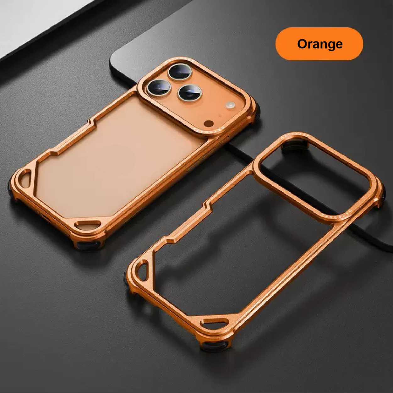 Metal Frame Airbag Anti-fall Mobile Phone Case