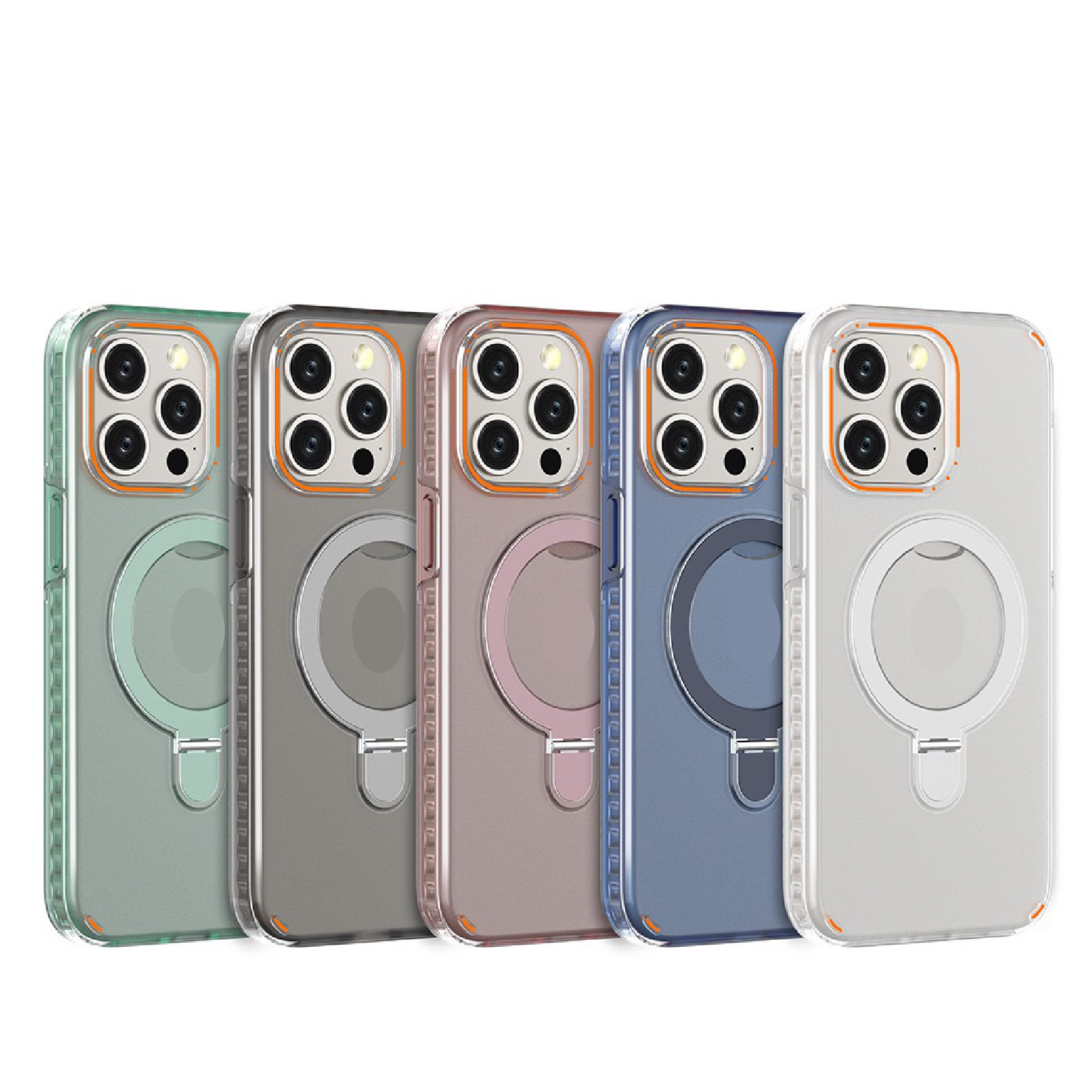 New Colorful Magnetic Bracket Phone Case