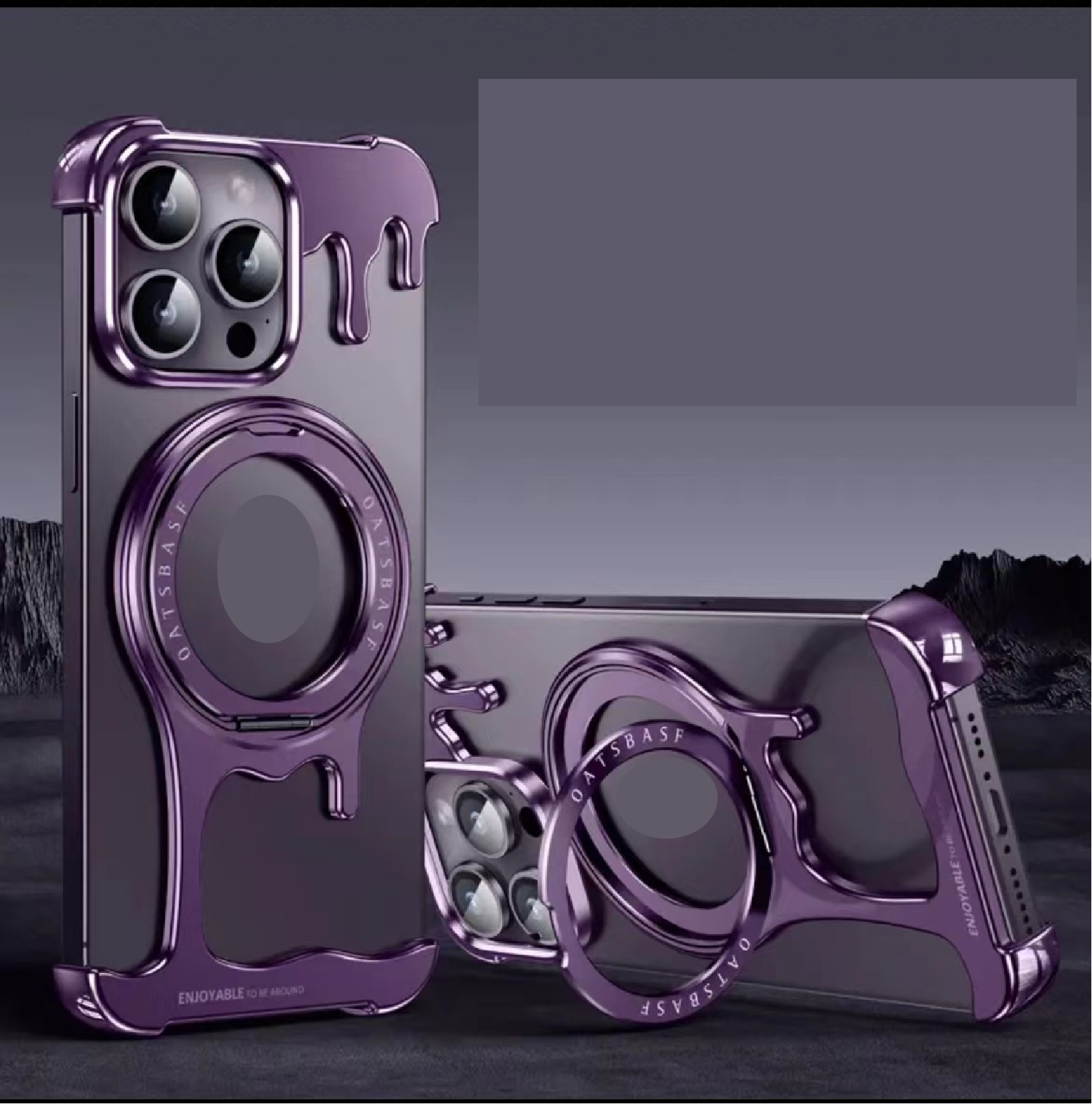 Borderless Liquid Metal Magnetic Phone Case