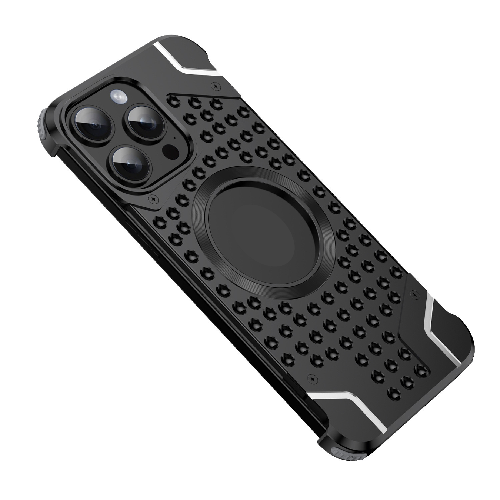 Metal Magnetic Frameless Armor Phone Case