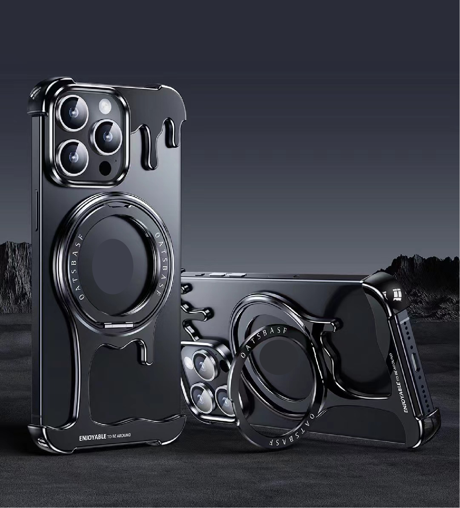 Borderless Liquid Metal Magnetic Phone Case