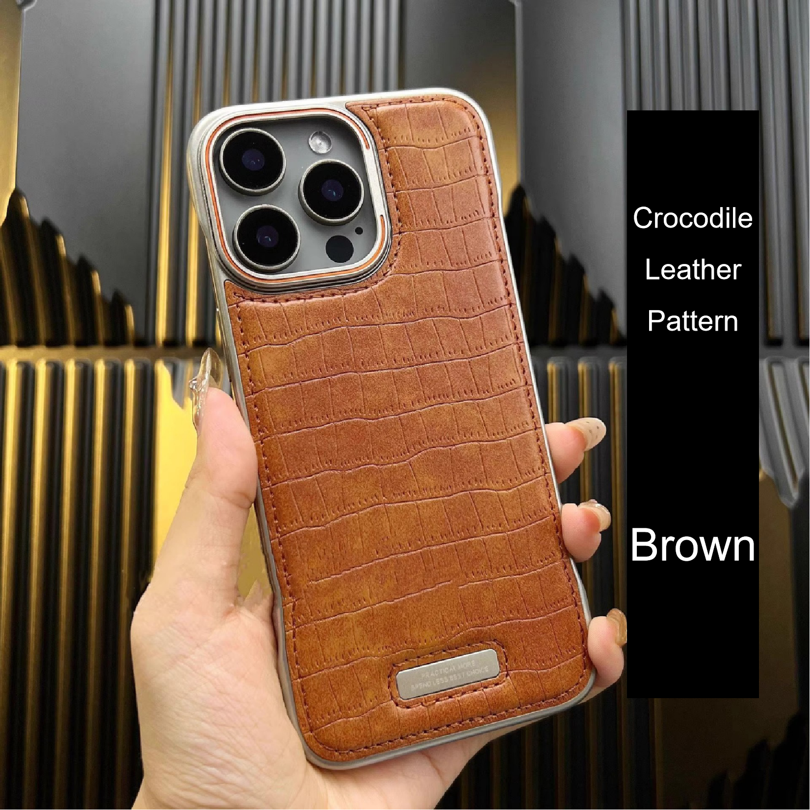 Frameless Leather Magnetic Phone Case