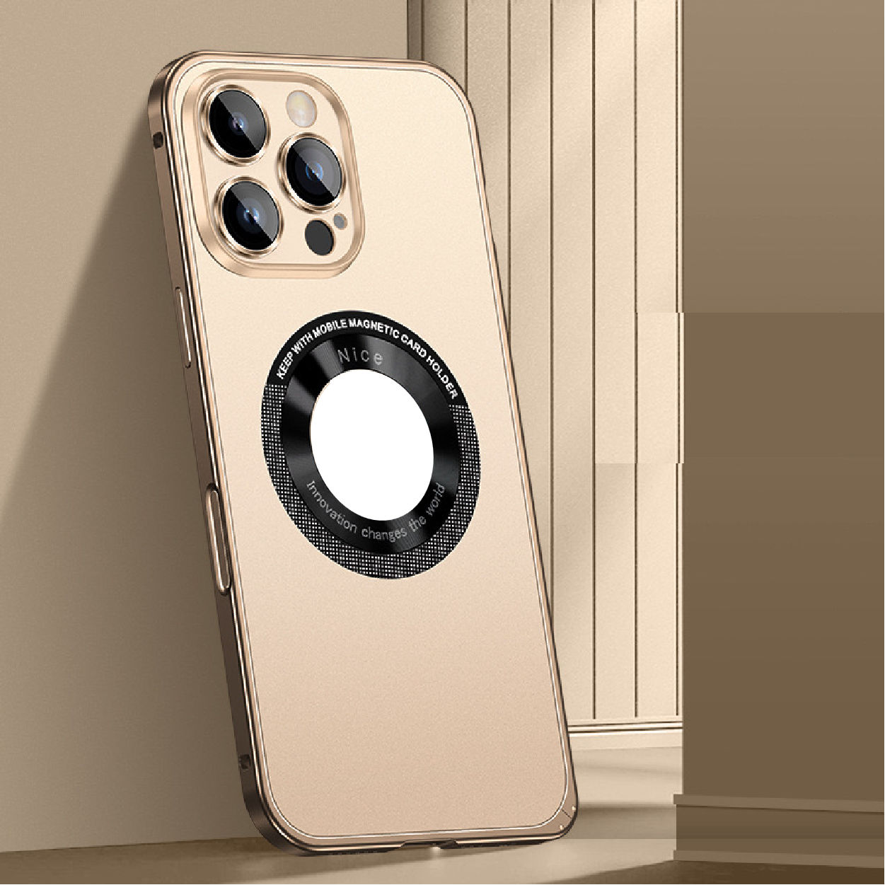 Magnetic Metal Frame Mobile Phone Case