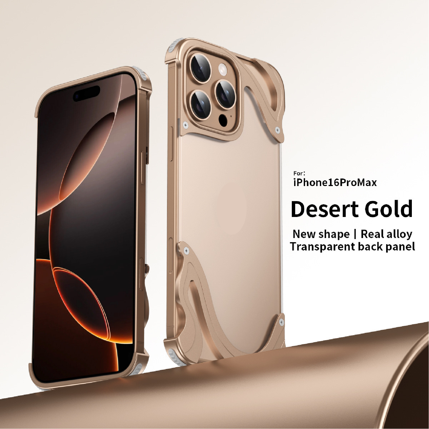 Dolphin Series Metal Bracket Magnetic Phone Case