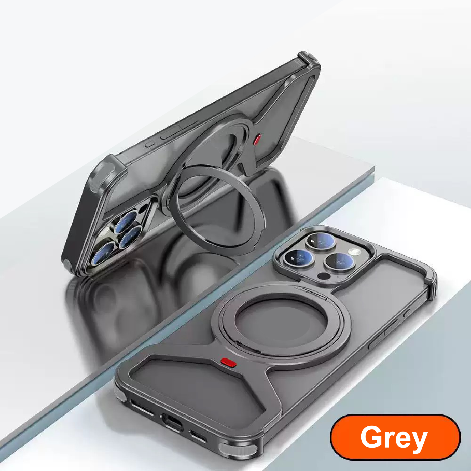 Personalized Metal Frameless Anti-fall Snap Buckle Magnetic Mobile Phone Case